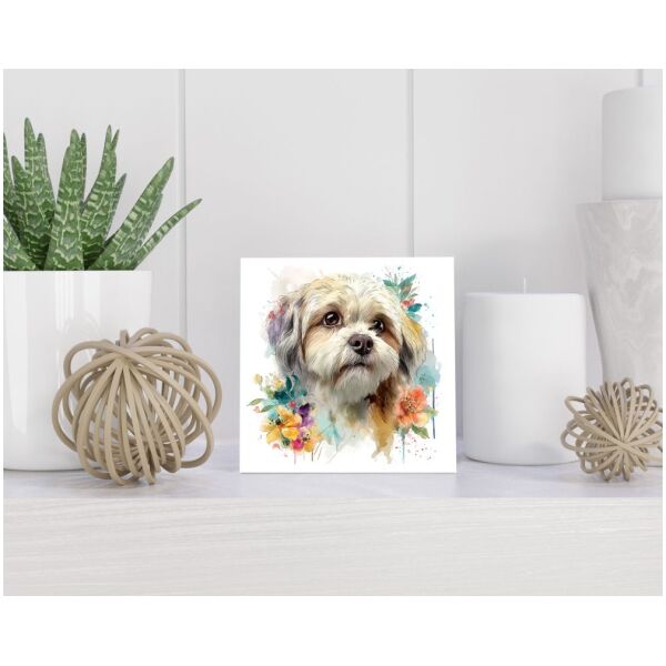 Tegel 15x15 cm Lhasa Apso