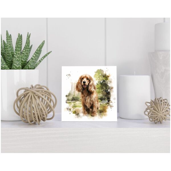 Tegel 15x15 cm Cocker Spaniel