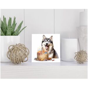 Tegel 15x15 cm Alaskan Malamute