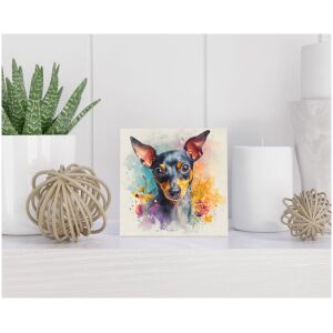Tegel 15x15 cm Dwergpinscher