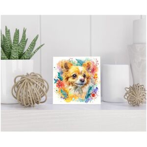 Tegel 15x15 cm Dwergkeeshond