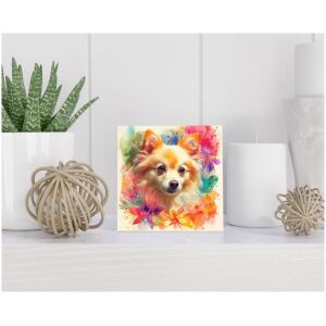 Tegel 15x15 cm Dwergkeeshond