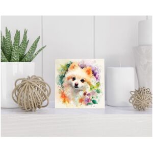 Tegel 15x15 cm Dwergkeeshond