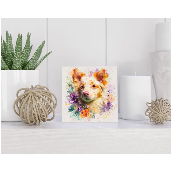 Tegel 15x15 cm Mudi dog with la bcf-fd-d-ae-dfe