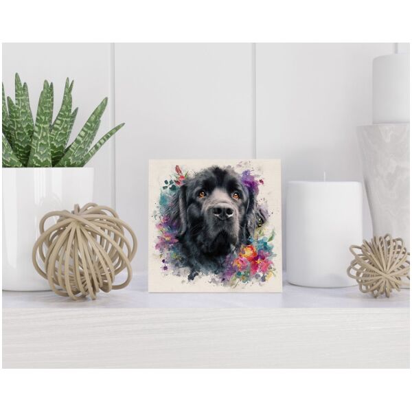 Tegel 15X15 Cm Met Newfoundland Cadeau Decoratie | Tegeltjes Met Tekst | Tegeltjes Met Spreuken | Collega | Oma | Opa | Pensioen | Mama | Papa | Vriend Tegel 15x15 cm Newfoundland