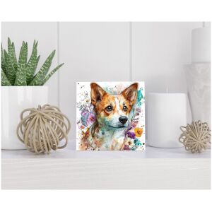 Tegel 15x15 cm Noorse Lundehond