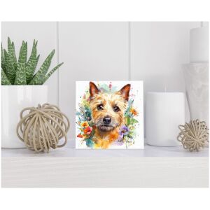 Tegel 15x15 cm Norwich Terriër