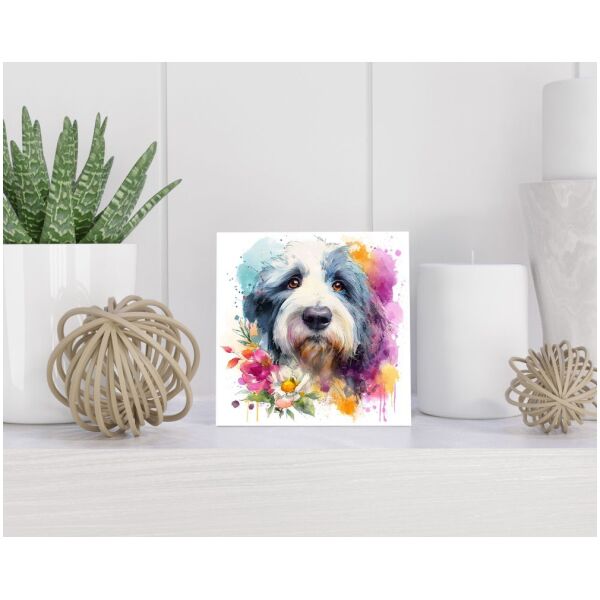 Tegel 15x15 cm Old English Sheepdog