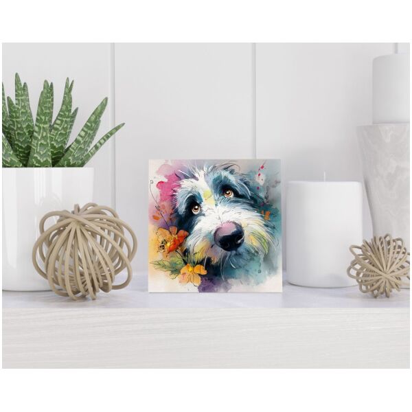 Tegel 15x15 cm Old English Sheepdog