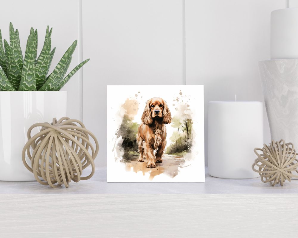Tegel 15x15 cm Cocker Spaniel