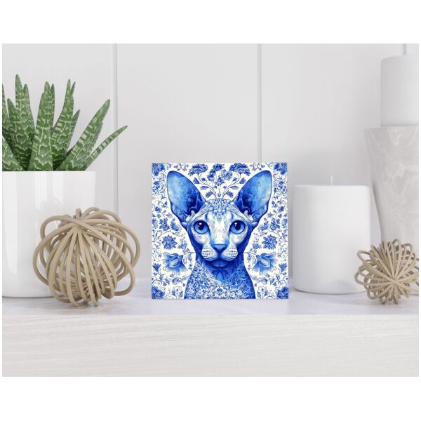 Tegel 15x15 cm Delfts blauw