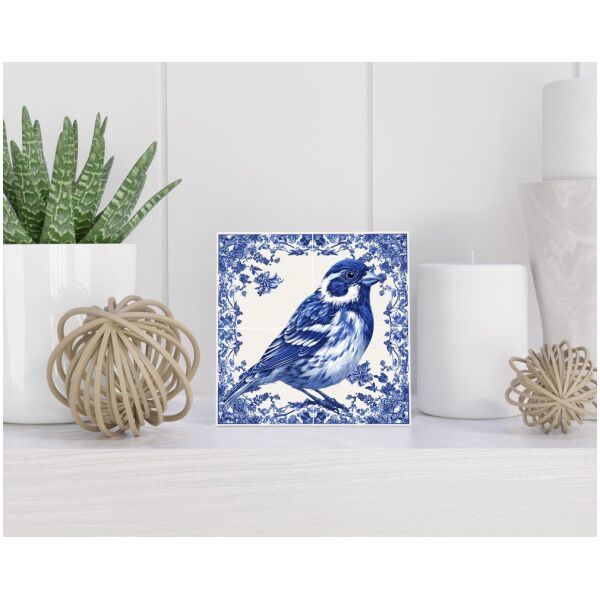 Tegel 15x15 cm Delfts blauw