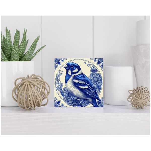 Tegel 15x15 cm Delfts blauw