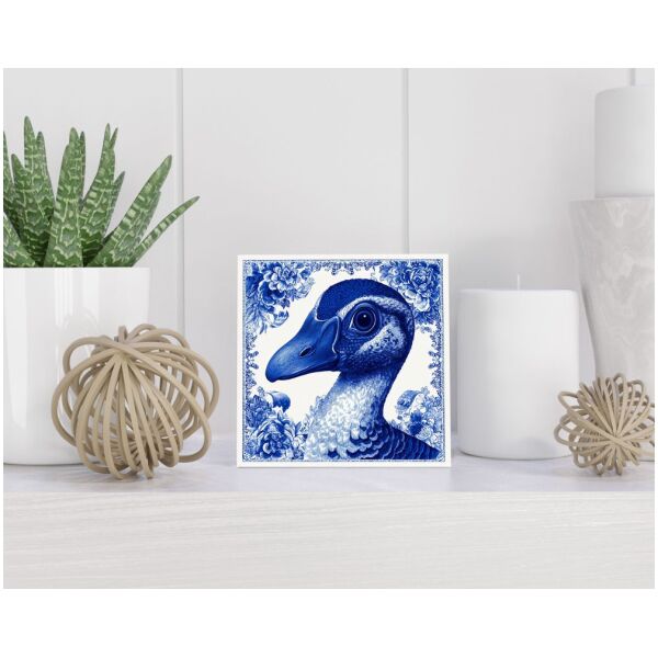 Tegel 15x15 cm Delfts blauw