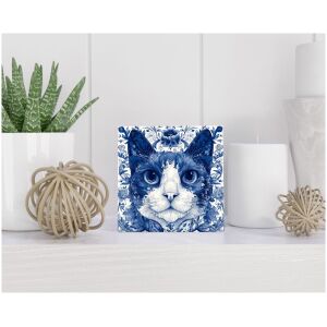 Tegel 15x15 cm Delfts blauw