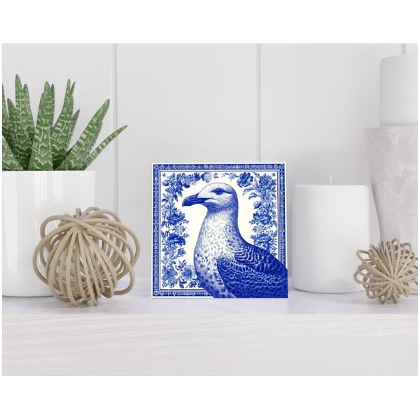 Tegel 15x15 cm Delfts blauw