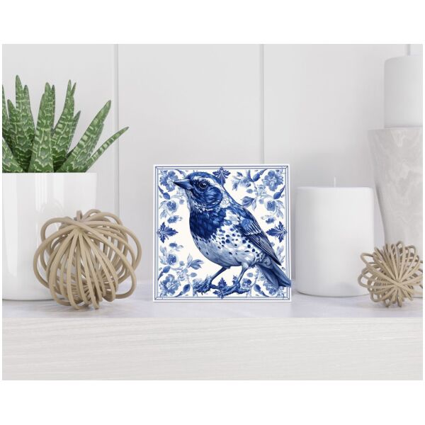 Tegel 15x15 cm Delfts blauw