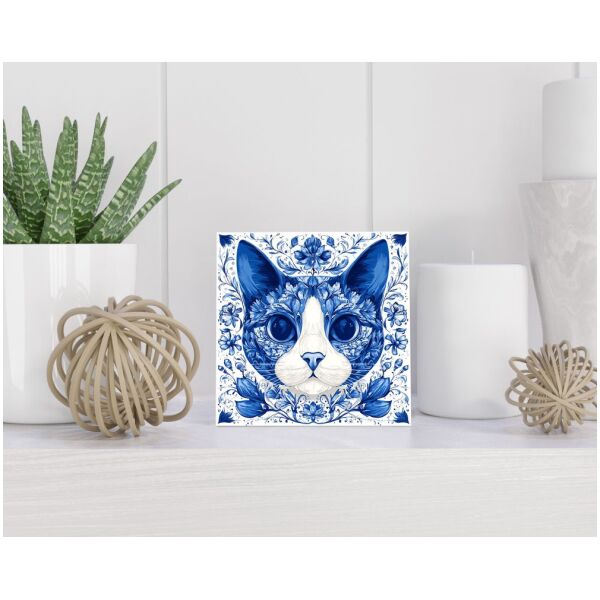 Tegel 15x15 cm Delfts blauw