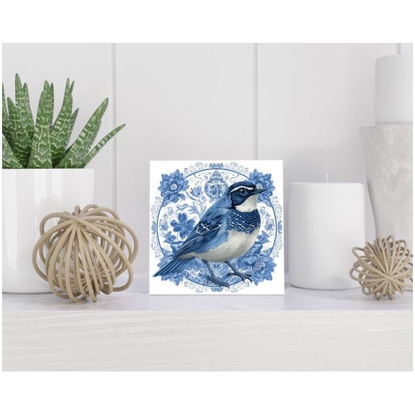 Tegel 15x15 cm Delfts blauw