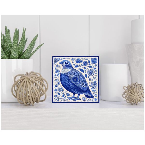 Tegel 15x15 cm Delfts blauw