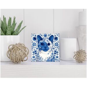 Tegel 15x15 cm Delfts blauw