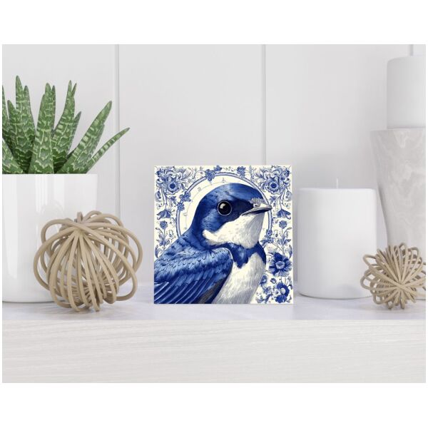 Tegel 15x15 cm Delfts blauw