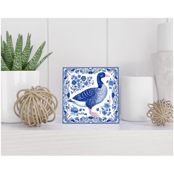 Tegel 15x15 cm Delfts blauw