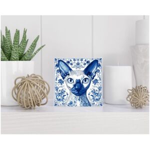 Tegel 15x15 cm Delfts blauw