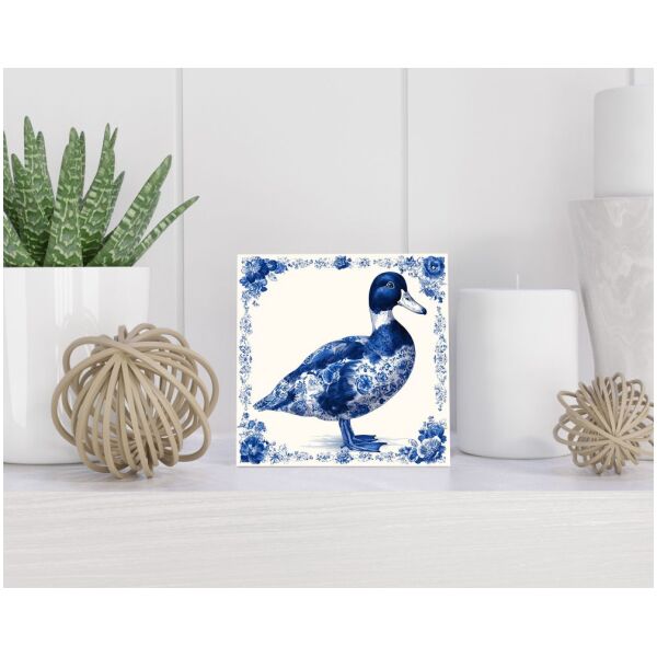 Tegel 15x15 cm Delfts blauw