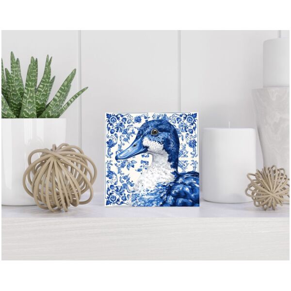 Tegel 15x15 cm Delfts blauw