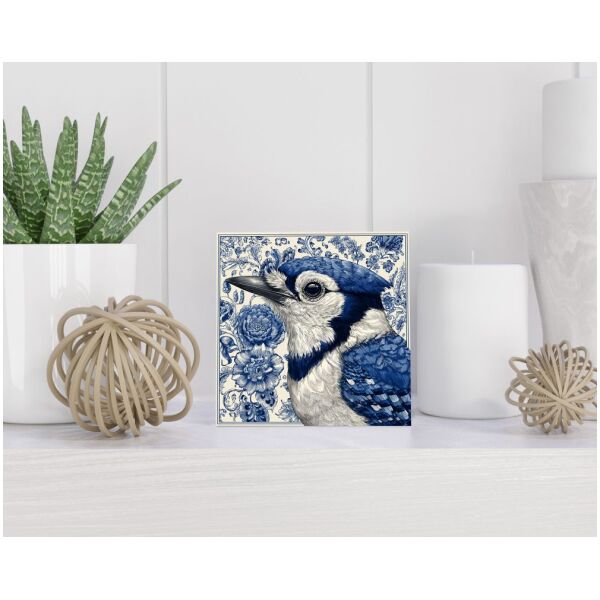 Tegel 15x15 cm Delfts blauw