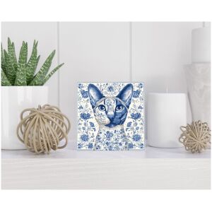 Tegel 15x15 cm Delfts blauw