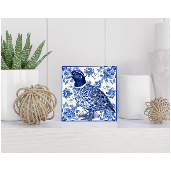 Tegel 15x15 cm Delfts blauw