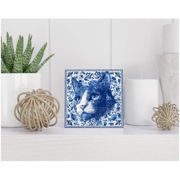 Tegel 15x15 cm Delfts blauw