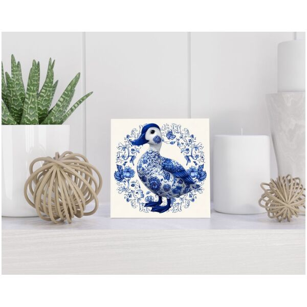 Tegel 15x15 cm Delfts blauw