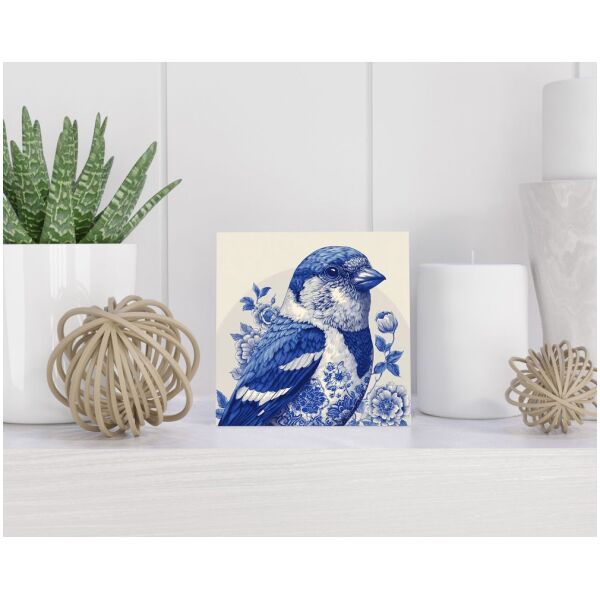 Tegel 15x15 cm Delfts blauw