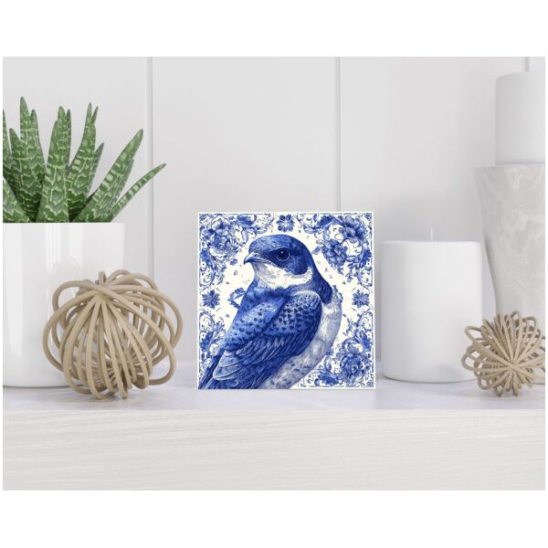 Tegel 15x15 cm Delfts blauw