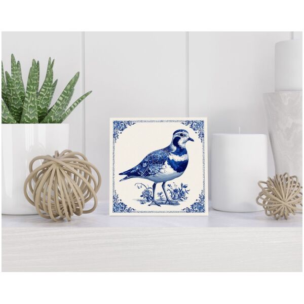 Tegel 15x15 cm Delfts blauw