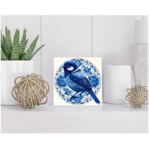 Tegel 15x15 cm Delfts blauw