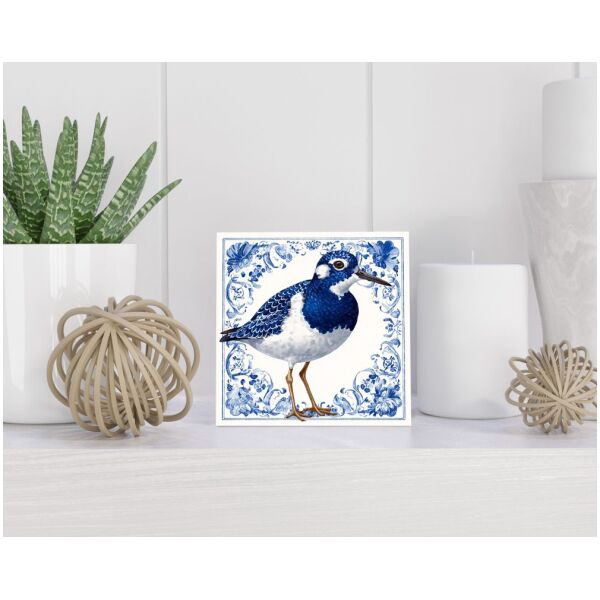 Tegel 15x15 cm Delfts blauw