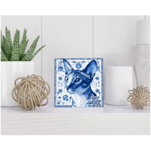 Tegel 15x15 cm Delfts blauw