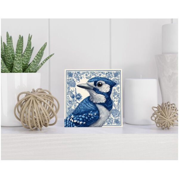 Tegel 15x15 cm Delfts blauw