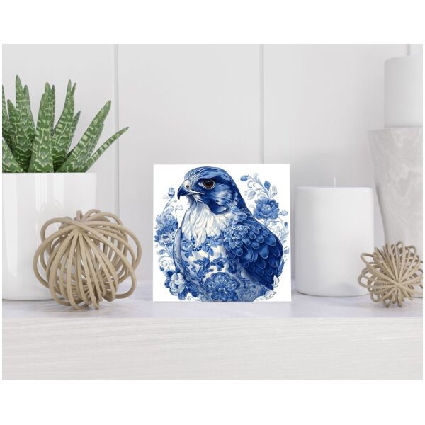 Tegel 15x15 cm Delfts blauw