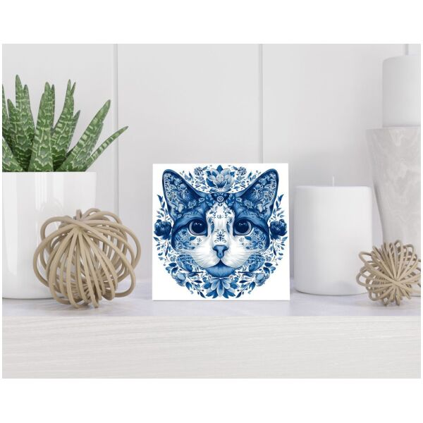 Tegel 15x15 cm Delfts blauw