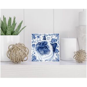 Tegel 15x15 cm Delfts blauw