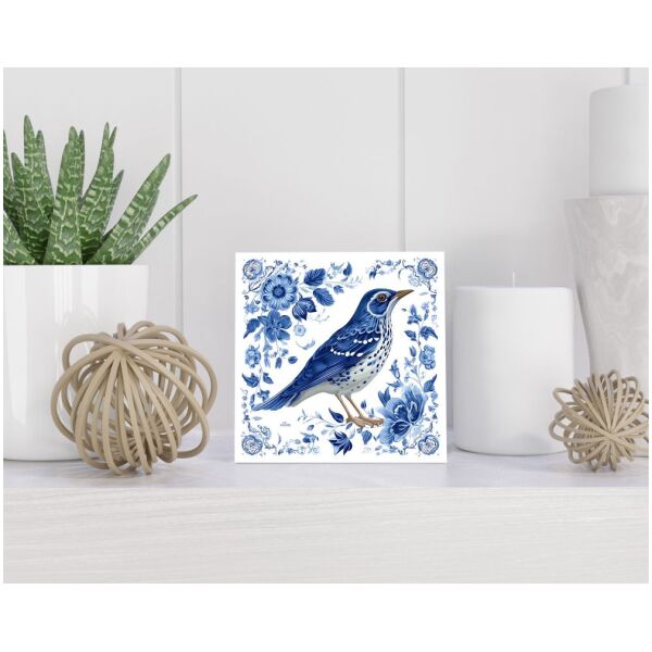 Tegel 15x15 cm Delfts blauw