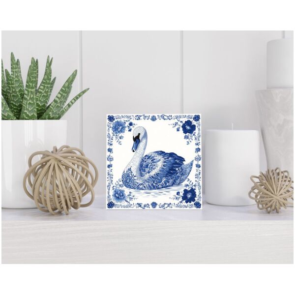 Tegel 15x15 cm Delfts blauw