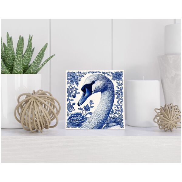 Tegel 15x15 cm Delfts blauw