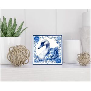 Tegel 15x15 cm Delfts blauw