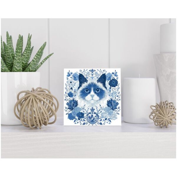 Tegel 15x15 cm Delfts blauw